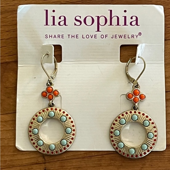 New in package - Lia Sophia pierced earrings - Picture 5 of 5